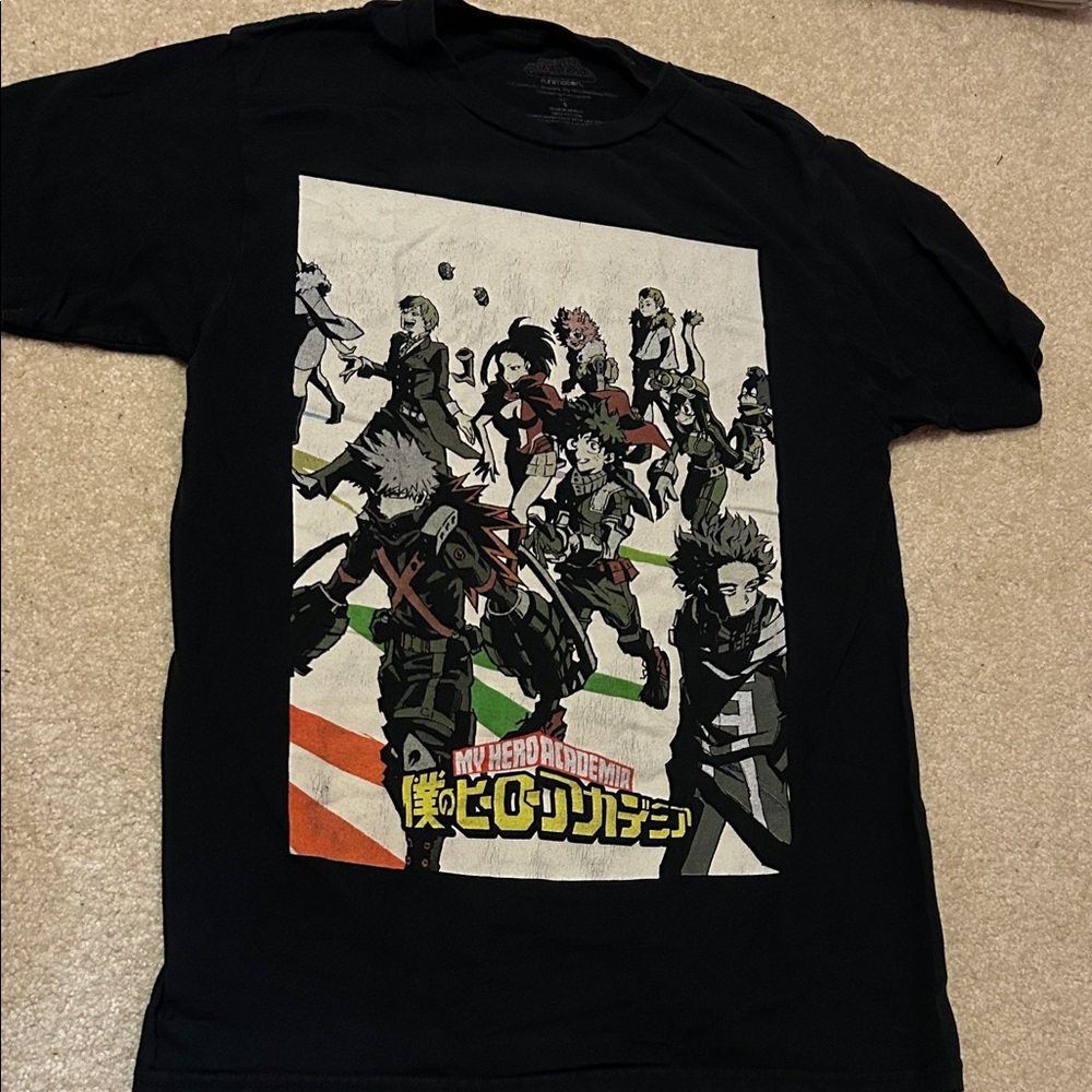 Hot Topic Black My Hero Academia Tee